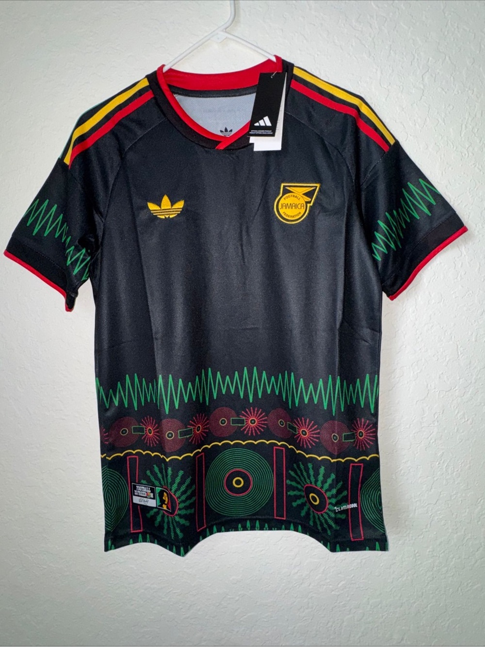 New Men Jamaica X Bob Marley Jersey Size L